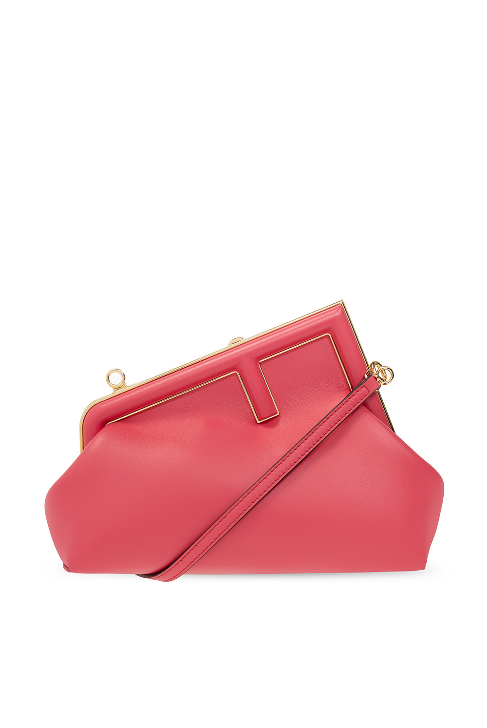 Fendi pink online clutch